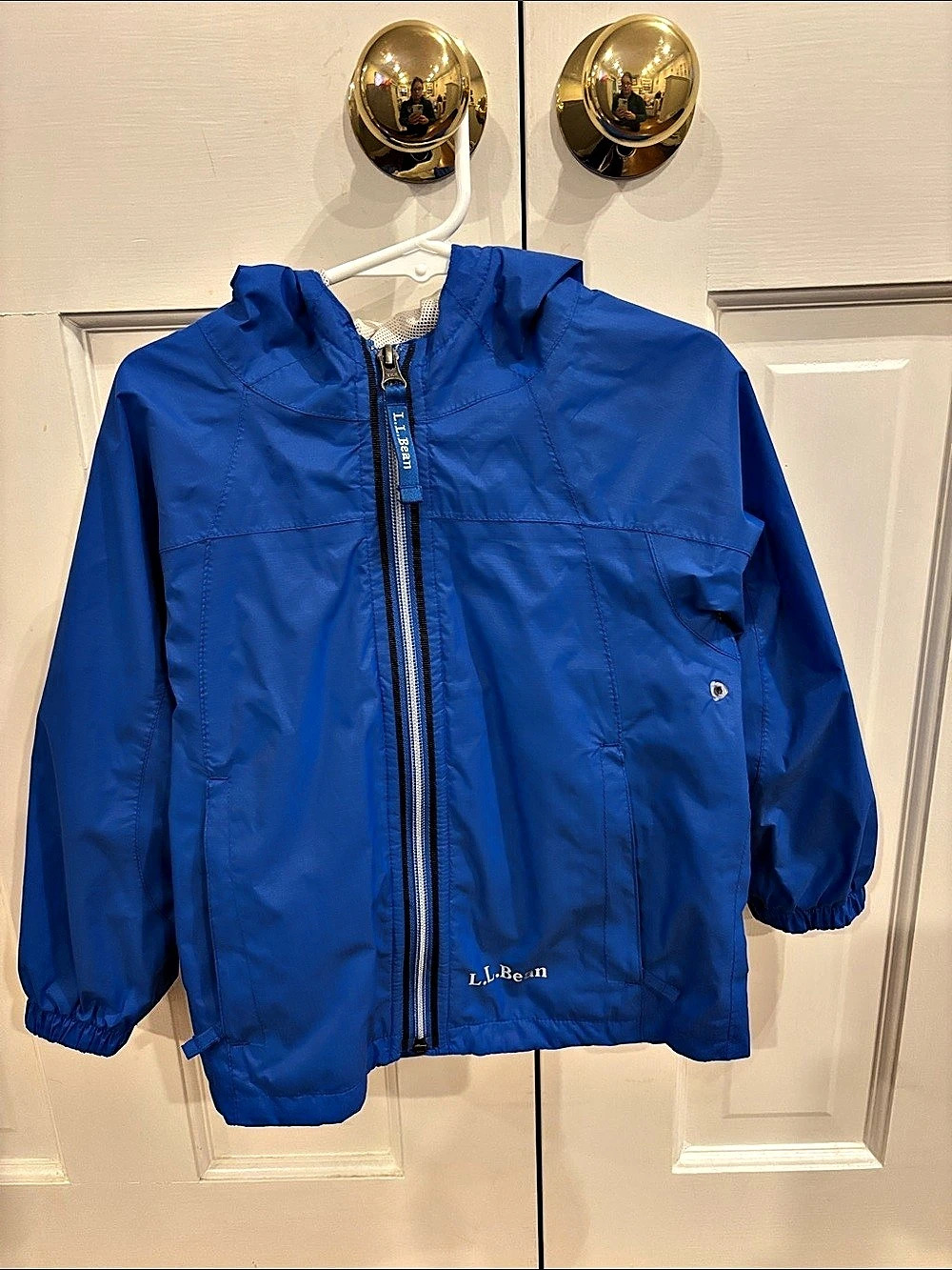 4T L.L.Bean Infants' and Toddlers' Blue Discovery Rain Jacket Discovery Rain Jac